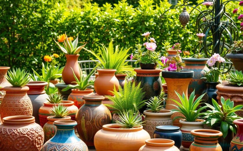 Cerâmica para jardim: vasos,cachepots e muito mais para suas plantas